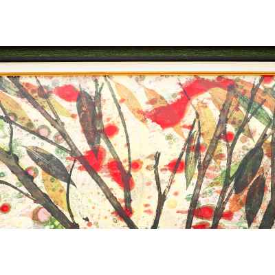 Новиченко В. А. Осенняя рябина карт., смеш. техн.1972 г. 60x80 см.  1972