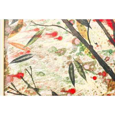 Новиченко В. А. Осенняя рябина карт., смеш. техн.1972 г. 60x80 см.  1972