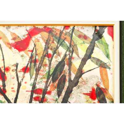 Новиченко В. А. Осенняя рябина карт., смеш. техн.1972 г. 60x80 см.  1972