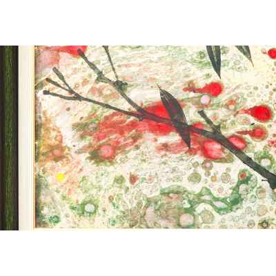 Новиченко В. А. Осенняя рябина карт., смеш. техн.1972 г. 60x80 см.  1972