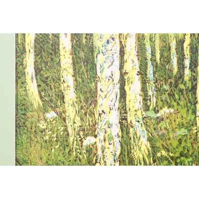 Новиченко В. А. линогравюра Лето 1964 г. 54x45 см.  1964