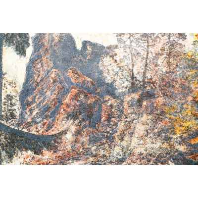 Новиченко В. А. офорт Уральский пейзаж 1982 г. 47x70 см.  1982