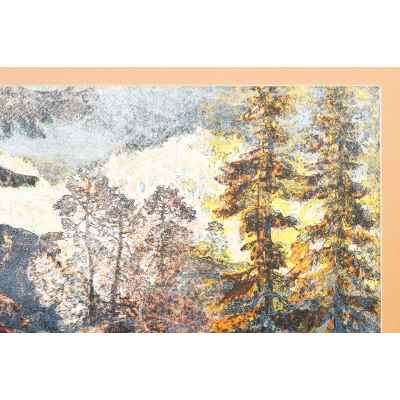 Новиченко В. А. офорт Уральский пейзаж 1982 г. 47x70 см.  1982