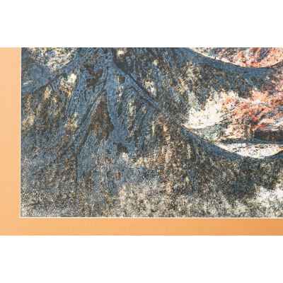 Новиченко В. А. офорт Уральский пейзаж 1982 г. 47x70 см.  1982