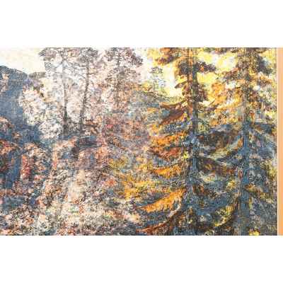 Новиченко В. А. офорт Уральский пейзаж 1982 г. 47x70 см.  1982