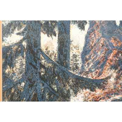 Новиченко В. А. офорт Уральский пейзаж 1982 г. 47x70 см.  1982