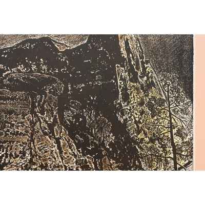 Новиченко В. А. офорт Урал 1966 г. 45,5x48 см.  1966