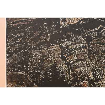 Новиченко В. А. офорт Урал 1966 г. 45,5x48 см.  1966