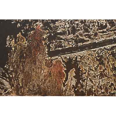 Новиченко В. А. офорт Урал 1966 г. 45,5x48 см.  1966