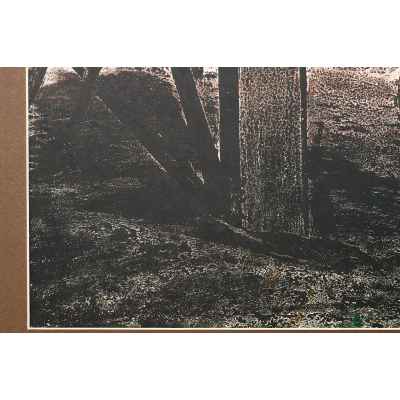 Новиченко В. А. офорт Трубы Коксохима 1966 г. 49,5x64,5 см.  1966