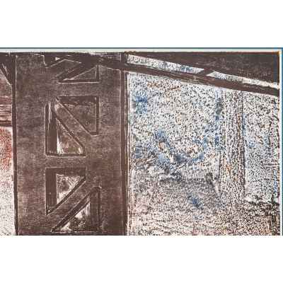 Новиченко В. А. офорт В мартене 1966 г. 49,5x68,5 см.  1966