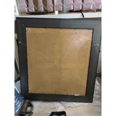 Tauber Зимний горный пейзаж картон, масло Европа 1951 г. 66.3x60 см.  1951