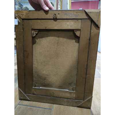 W. Zepitchha Натюрморт с рыбой картон, масло Германия сер. XX в. 40х27 см.  Середина XX века