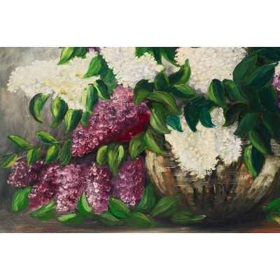 Натюрморт «Букет сирени»  1948