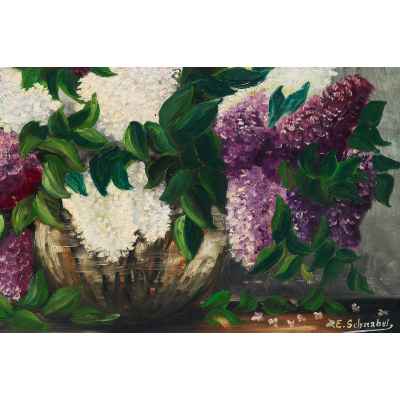 Натюрморт «Букет сирени»  1948