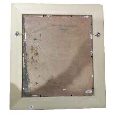 S. Scher Цветы в стеклянной вазе х/м Германия сер. ХХ в. 42,5x36,5 см.  Середина XX века