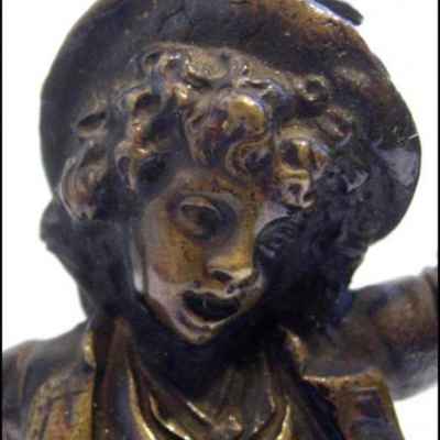 Статуэтка «Мальчик с дрессированной обезьянкой» (01669)  