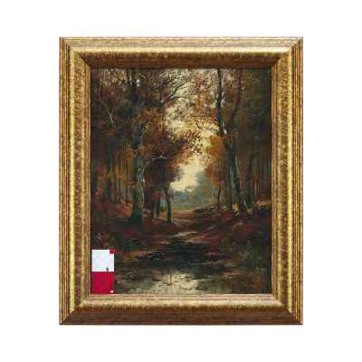 Картина «Лесной ручей» Франция Конец XIX века