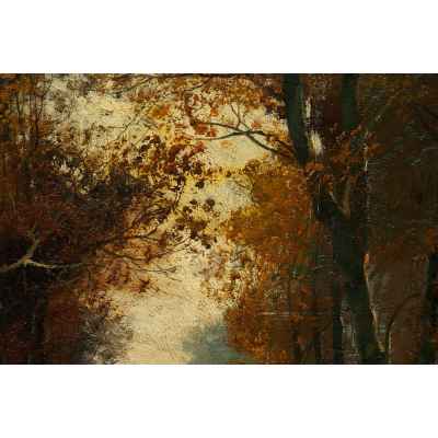 Картина «Лесной ручей» Франция Конец XIX века