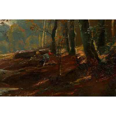 Картина «Лесной ручей» Франция Конец XIX века