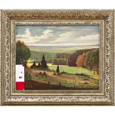 Панорамный немецкий пейзаж  1920-1930 гг