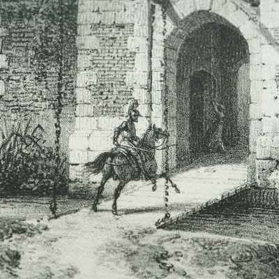 Картина «Засада ландскнехтов» Франция 1832