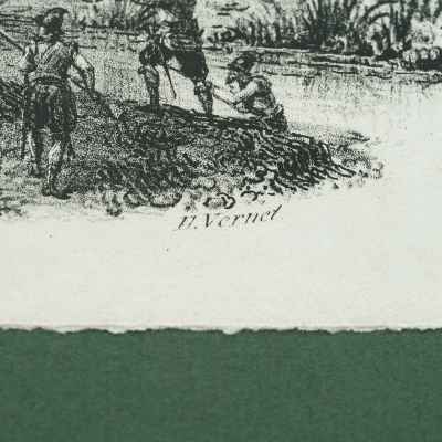 Картина «Засада ландскнехтов» Франция 1832