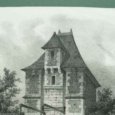 Картина «Засада ландскнехтов» Франция 1832