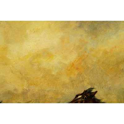 Картина «Дикий табун»  конец ХІХ-начало XX вв