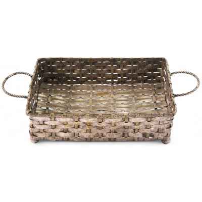 Корзинка латунь, серебрение WMF Вюртембергский мет. зав. кон. XIX - нач. ХХ в. 38х18х8 см. Вюртембергский металлический завод конец XIX начало XX вв