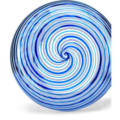 Сливочник синий Муранское стекло пер. пол. ХХ в. Н-7,7 см. Европа 1-я половина XX века