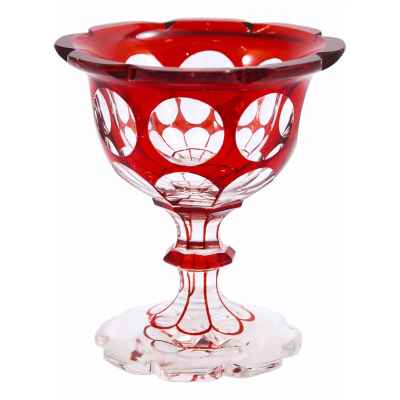 Бокал для вина Рёмер граненый Богемия сер. ХХ в. Богемия XX век