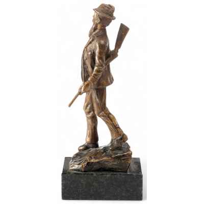 Бронзовая скульптура «Охотник» Европа конец XIX-начало XX вв