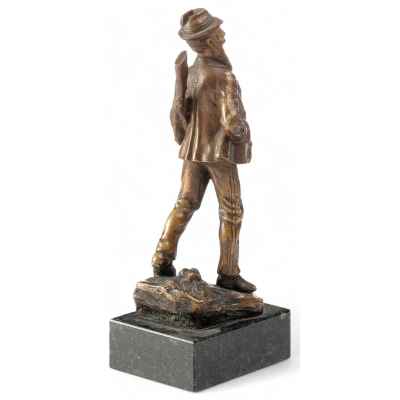 Бронзовая скульптура «Охотник» Европа конец XIX-начало XX вв