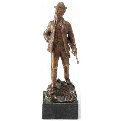 Бронзовая скульптура «Охотник» Европа конец XIX-начало XX вв