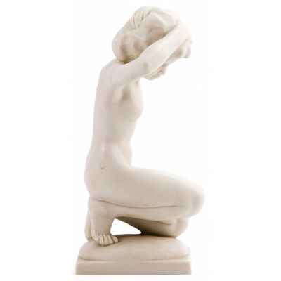 Скульптура Обнаженная бисквит, Lorenz Hutschenreuter Германия 1968-70 гг. Н-17 см. Lorenz Hutschenreuter, Германия 1968-1970 гг