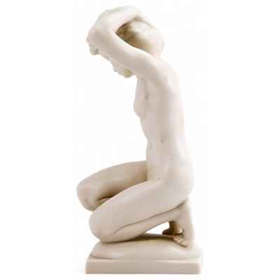 Скульптура Обнаженная бисквит, Lorenz Hutschenreuter Германия 1968-70 гг. Н-17 см. Lorenz Hutschenreuter, Германия 1968-1970 гг