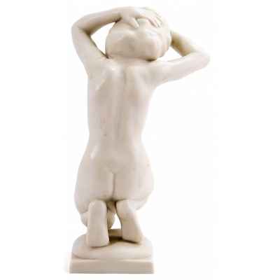 Скульптура Обнаженная бисквит, Lorenz Hutschenreuter Германия 1968-70 гг. Н-17 см. Lorenz Hutschenreuter, Германия 1968-1970 гг