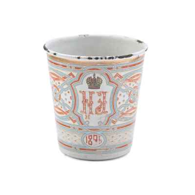 «Коронационный» стакан  Российской империи Российская Империя 1896