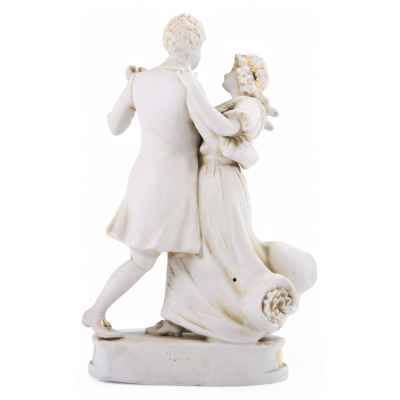 Скульптура Жених и невеста бисквит, Германия (?) ХХ в. 14х23 см. Германия. первая половина XX века