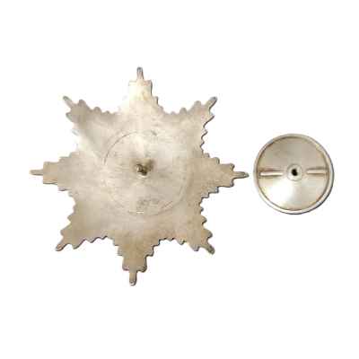 Звезда ордена Возрождения Польши, серебро, эмали, ПНР 1952-89 гг. Польша после 1940- гг