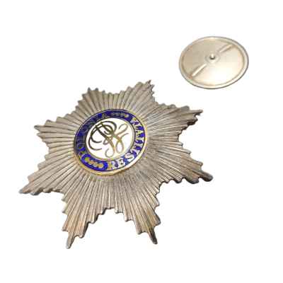 Звезда ордена Возрождения Польши, серебро, эмали, ПНР 1952-89 гг. Польша после 1940- гг