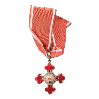 Командорский знак ордена Альфонсо X Мудрого серебро, эмали, Испания 1939-75 гг. Испания 1939 -1975 гг