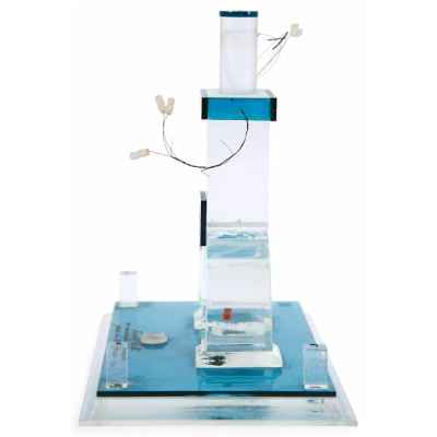 Памятная стела в виде паровоздушного молота Пермь, завод им. В.И. Ленина 1972