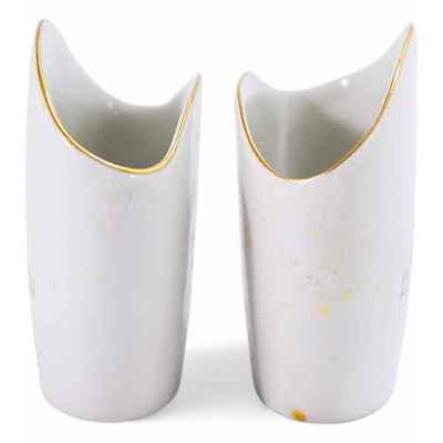 Салфетница «40 лет Октября» Ломоносовский Фарфоровый завод после 1957г