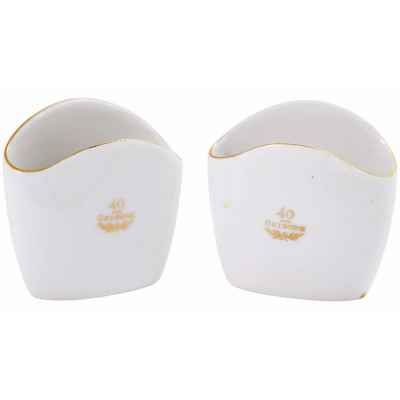 Салфетница «40 лет Октября» Ломоносовский Фарфоровый завод после 1957г