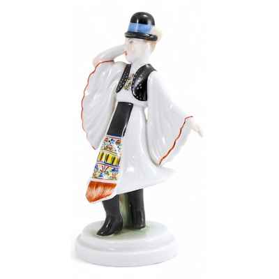 Статуэтка Танцор фарфор, Херенд (Herend) Венгрия 1939 гг. H-17,5 см. Фабрика Herend. Венгрия. 1939