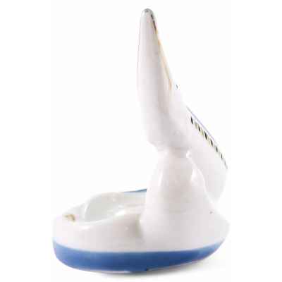 Пепельница «Осетр» («Осетрина») Полонский завод художественной керамики конец 1950-х — начало 1970-х гг