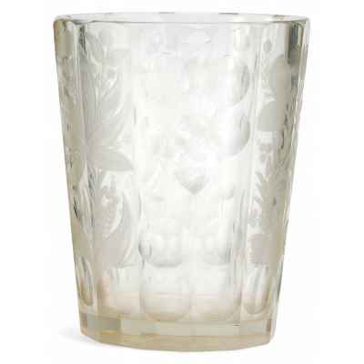 Ваза «Цветы» с изогнутыми ветками Богемия Вторая половина XIX века