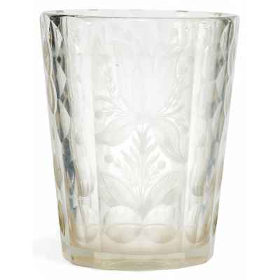 Ваза «Цветы» с изогнутыми ветками Богемия Вторая половина XIX века